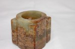 Antiker Hetian Jade Cong Vor 1800